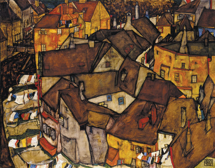 Egon Schiele Krumau Town Crescent I(The Small City V) (mk12)